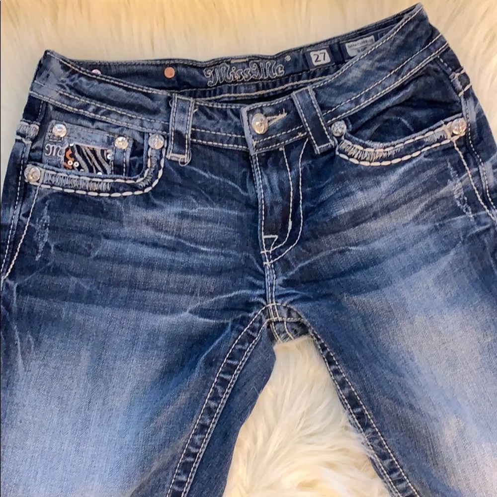 Miss Me Jeans signature rise boot cut Size 27